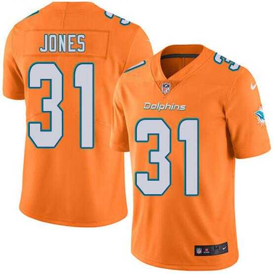 Men & Women & Youth Miami Dolphins #31 Byron Jones Orange 2020 Vapor Untouchable Limited Stitched Jersey->miami dolphins->NFL Jersey